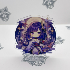 Акрилова колекційна фігурка Геншин Імпакт - Genshin Impact Chibi Сегун Райден 1 10 см