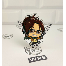 Акрилова колекційна фігурка Чібі Chibi Атака титанів Ханджи Зое 10 см