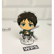 Акрилова колекційна фігурка Чібі Chibi Атака титанів Ерен Єгер 10 см