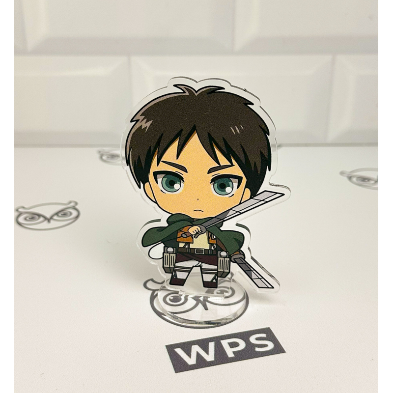 Акрилова колекційна фігурка Чібі Chibi Атака титанів Ерен Єгер 10 см