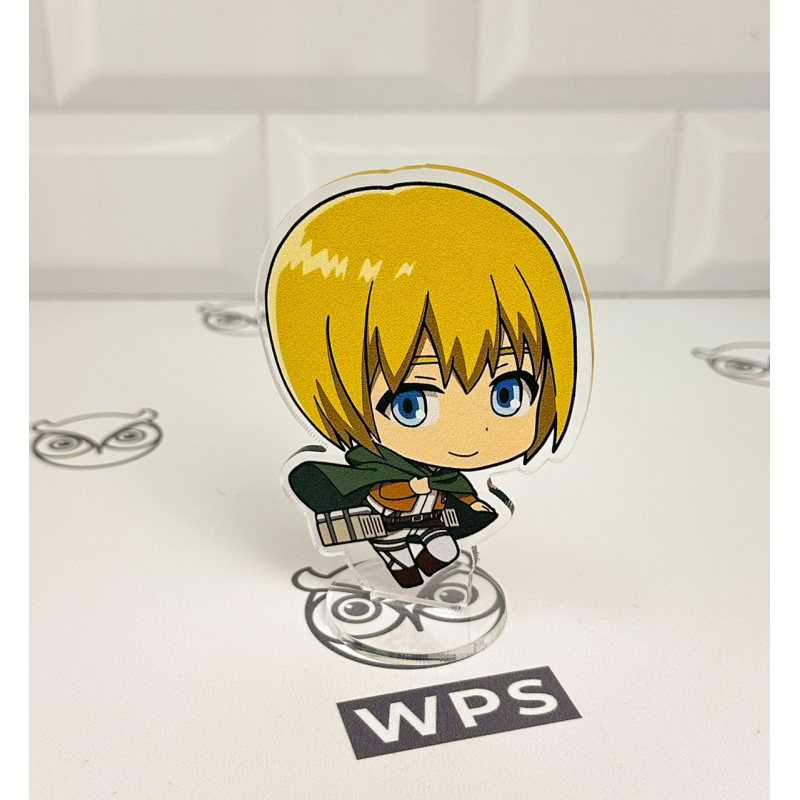 Акрилова колекційна фігурка Чібі Chibi Атака титанів Армін Арлерт 10 см