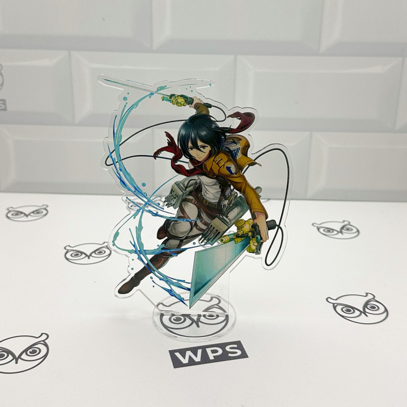 Акрилова колекційна фігурка Аніме: Атака титанів Мікаса Аккерман 15 см