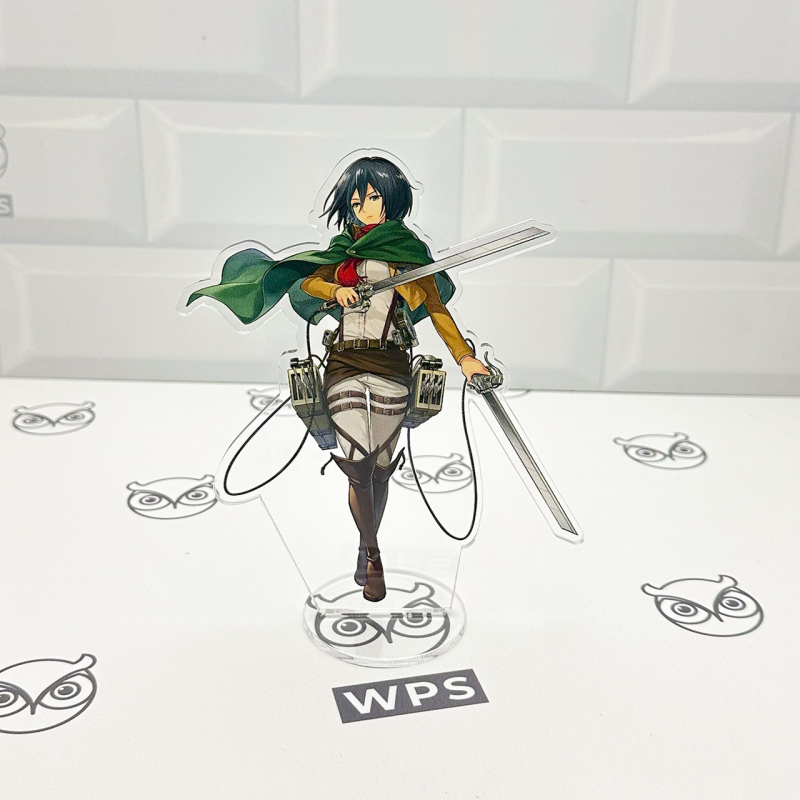 Акрилова колекційна фігурка Аніме: Атака титанів Мікаса Аккерман 1 15 см