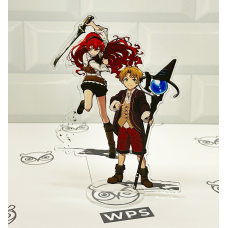 Акрилова колекційна фігурка Аніме: Реінкарнація безробітного Рудеус Грейрат та Еріс Грейрат 15 см