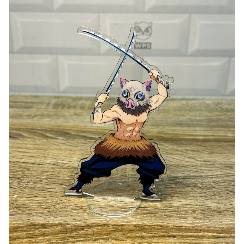 Акрилова колекційна фігурка Аніме: Клинок, який прорізає демонів Іноске Хасибіру 15 см