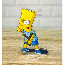 Акрилова колекційна фігурка Аніме: The Simpsons Сімпсони Барт 15 см