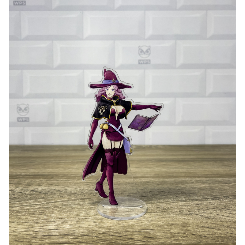 Акрилова колекційна фігурка Аніме: Чорна конюшина: меч короля-мага Ванесса Енотека 15 см