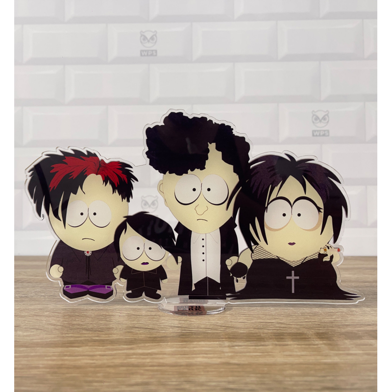 Акрилова колекційна фігурка Південний Парк South Park Діти Готи 15 см