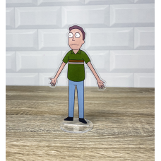 Акрилова колекційна фігурка Рік і Морті Джері Сміт 15 см