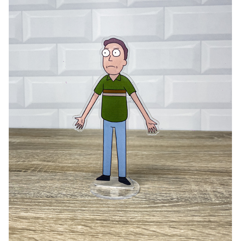 Акрилова колекційна фігурка Рік і Морті Джері Сміт 15 см