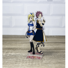 Акрилова колекційна фігурка Аніме: Fairy Tail Казка про хвост феї Люсі Хартфілія та Нацу Драгніл 15 см