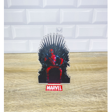 Акрилова колекційна фігурка Marvel Дедпул Deadpool Залізний трон 15 см