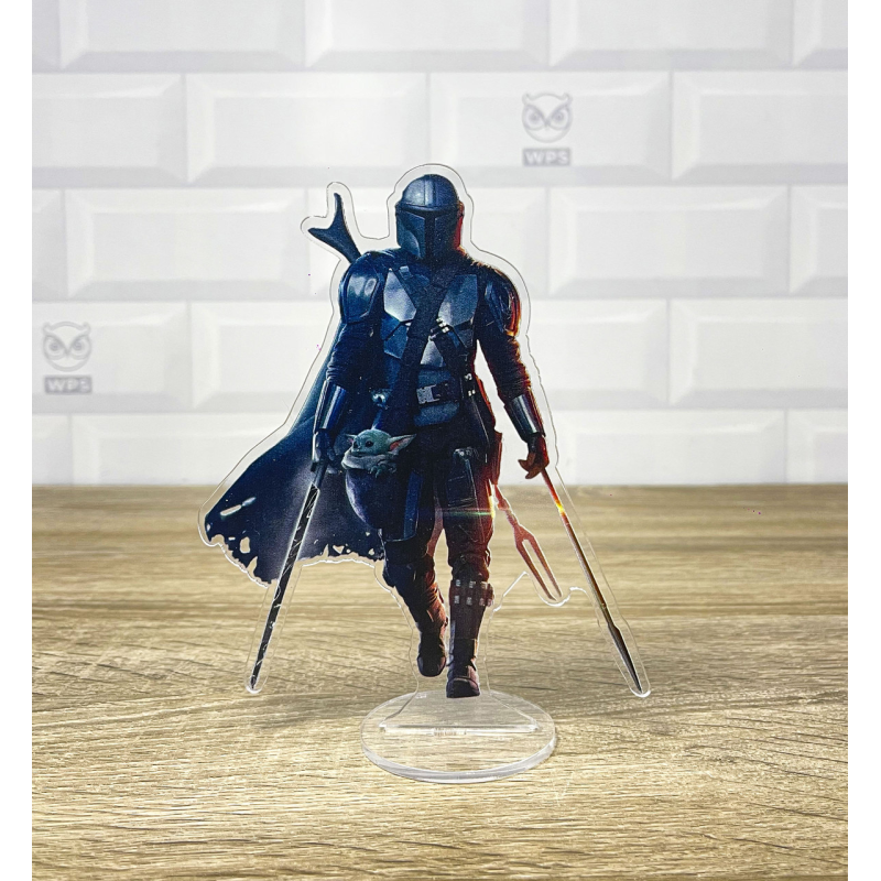 Акрилова колекційна фігурка  Мандалорец The Mandalorian 1 15 см