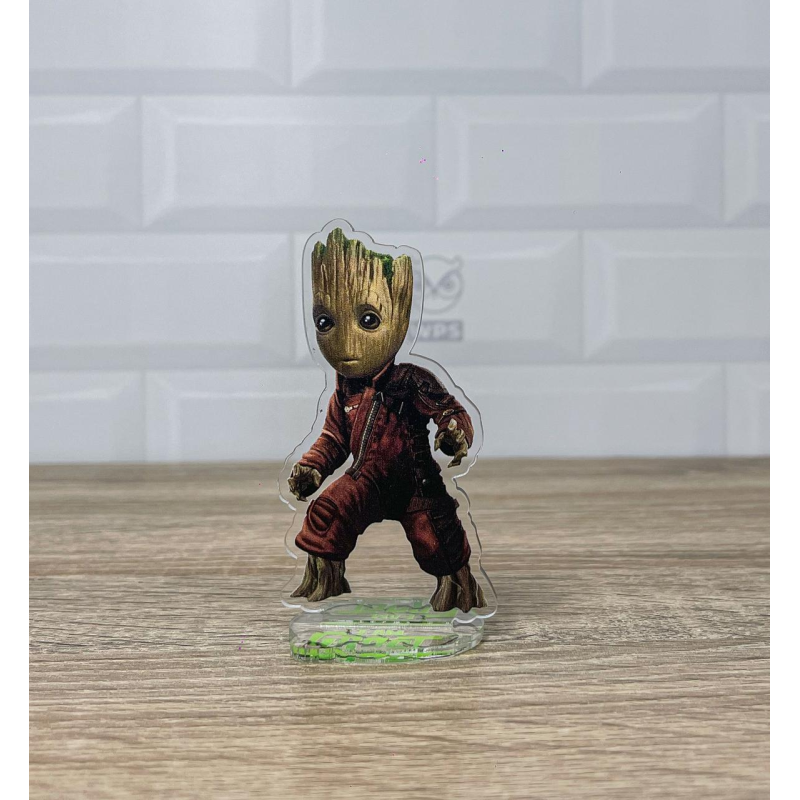 Акрилова колекційна фігурка Чібі Chibi Вартові Галактики Грут 10 cм