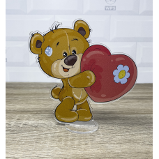 Акрилова колекційна фігурка Love is… Ведмедик Тедді 15 см