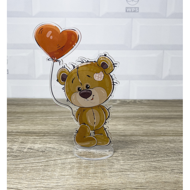 Акрилова колекційна фігурка Love is… Ведмедик Тедді 2 15 см