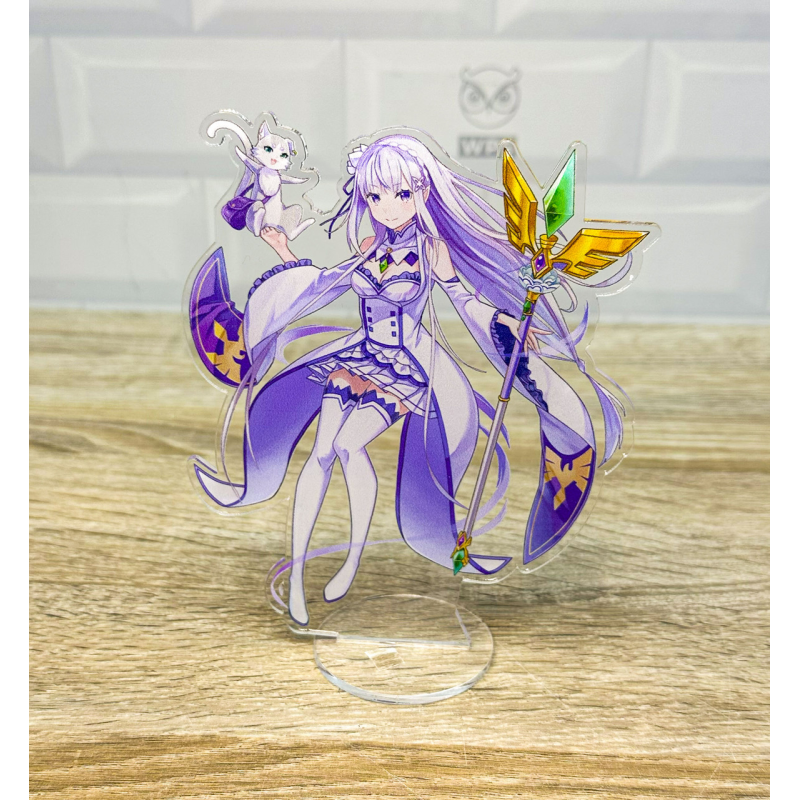 Акрилова колекційна фігурка Аніме: Re:Zero. Життя з нуля в альтернативному світі - Емілія 15 см