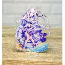 Акрилова колекційна фігурка Аніме: Re:Zero. Життя з нуля в альтернативному світі - Емілія 1 15 см