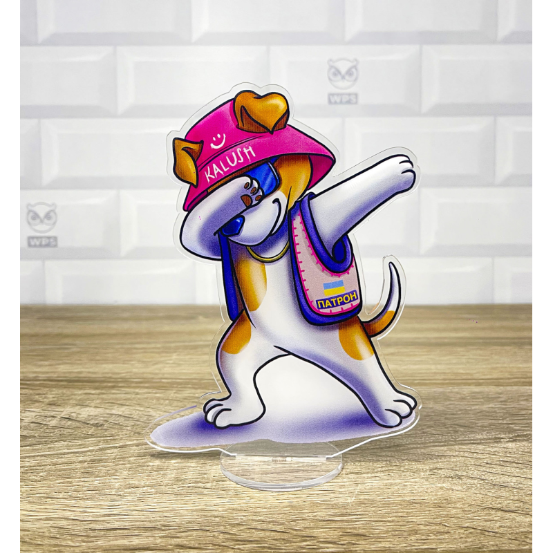 Акрилова колекційна фігурка Пес Патрон 15 см