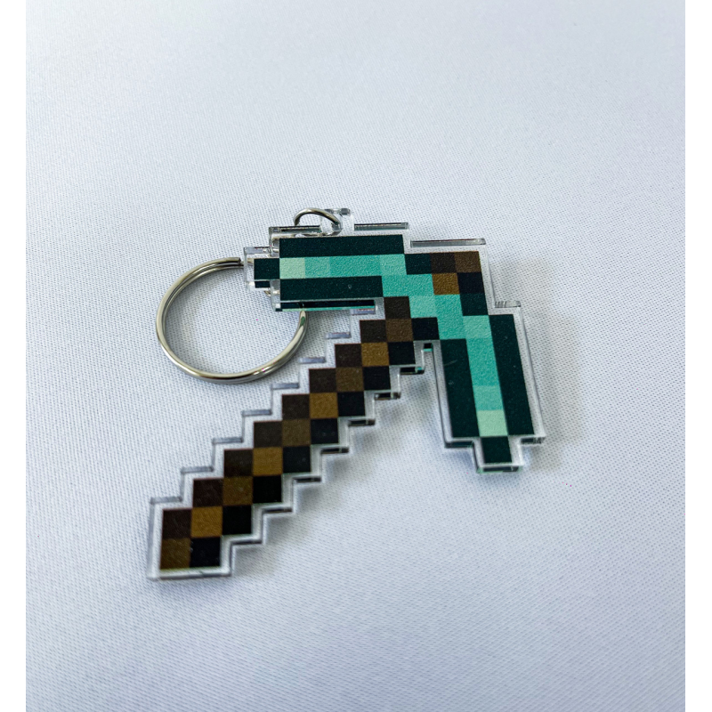 Брелок з Акрилу Minecraft 1