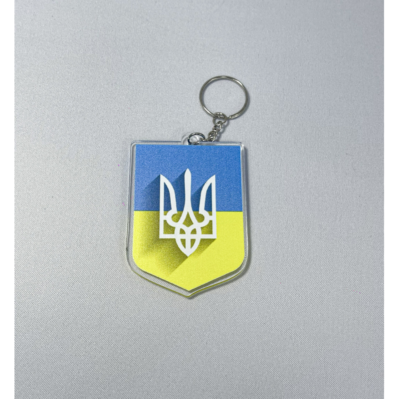 Брелок з Акрилу Герб України