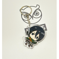 Брелок з Акрилу Атака Титанів Мікаса Аккерман