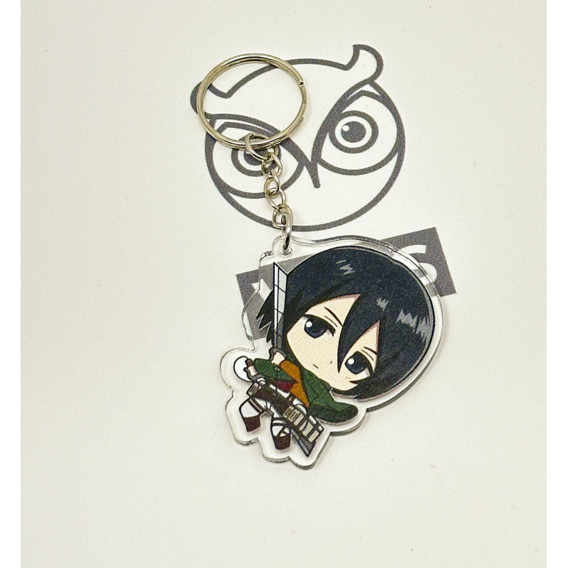 Брелок з Акрилу Атака Титанів Мікаса Аккерман