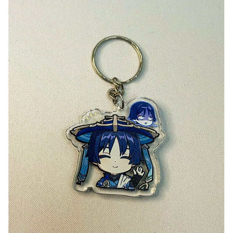 Брелок з Акрилу Genshin Impact Геншин Імпакт Мандрівник (Скарамучча)