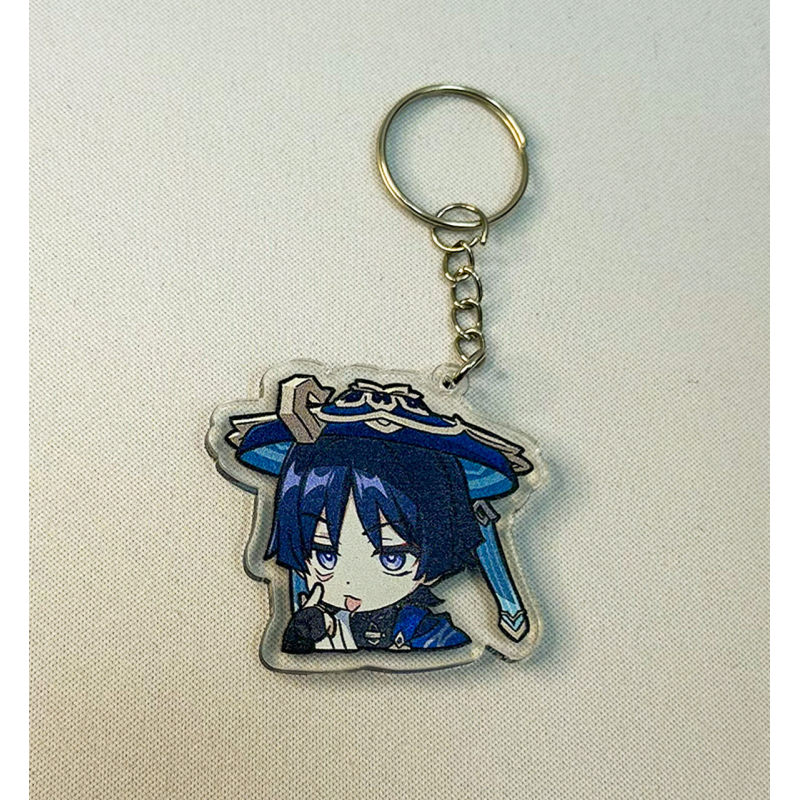 Брелок з Акрилу Genshin Impact Геншин Імпакт Мандрівник (Скарамучча) 1