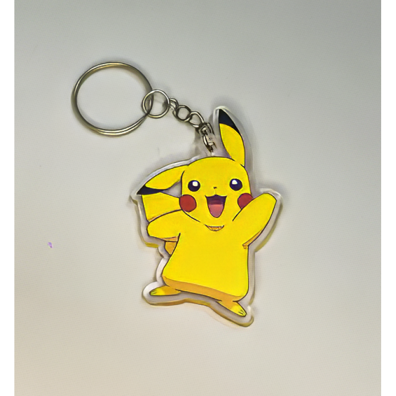 Брелок з Акрилу Pokemon Pikachu Покемон Пікачу 1