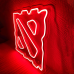 Неонова LED вивіска DOTA 2 40х40 см – Світильник Dota 2 | Подарунок для геймера | Neon Flex Glow
