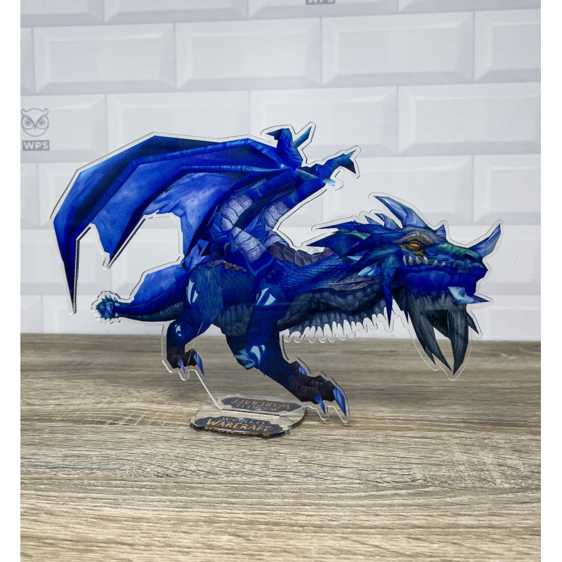 Акрилова колекційна фігурка World of Warcraft Дракон Азурегос 19 см
