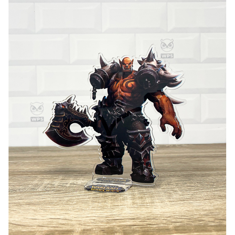 Акрилова колекційна фігурка World of Warcraft Орк Гаррош Пекельний Крик 15 см