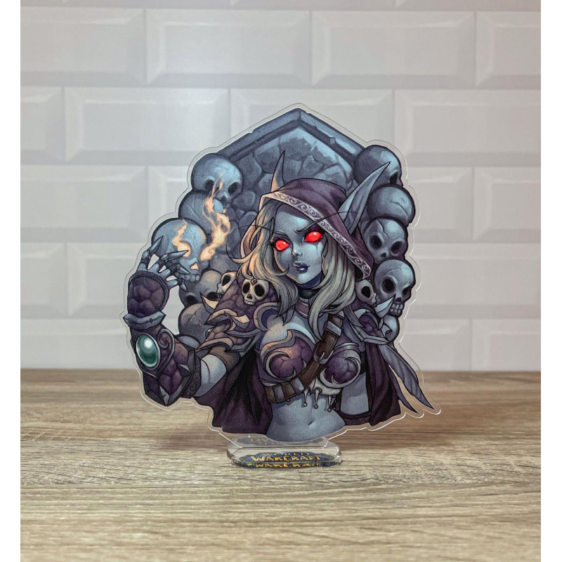 Акрилова колекційна фігурка World of Warcraft Сільвана Вітрокрила 15 см