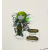 Акрилова колекційна фігурка World of Warcraft Чібі Chibi Нічна Ельфійка Друїд 10 см