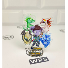 Акрилова колекційна фігурка World of Warcraft Чібі Chibi Дренейка 10 см