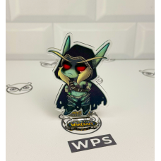 Акрилова колекційна фігурка World of Warcraft Чібі Chibi Сільвана 10 см