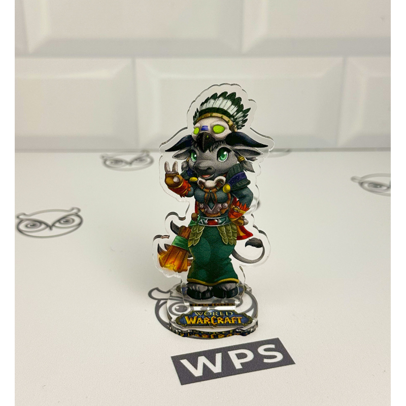 Акрилова колекційна фігурка World of Warcraft Чібі Chibi Таурен 10 см