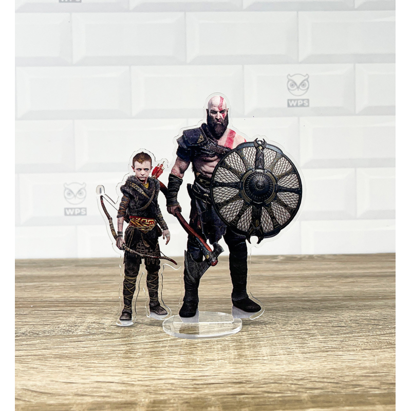 Акрилова колекційна фігурка God of War Бог Війни 15 см