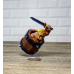 Акрилова колекційна фігурка Clash of Clans, Clash Royale Персонаж Варвар у бочці 15 см