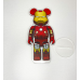 Акрилова колекційна фігурка Bearbrick Iron Man