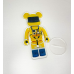 Акрилова колекційна фігурка Bearbrick Space Suit (Yellow Version)