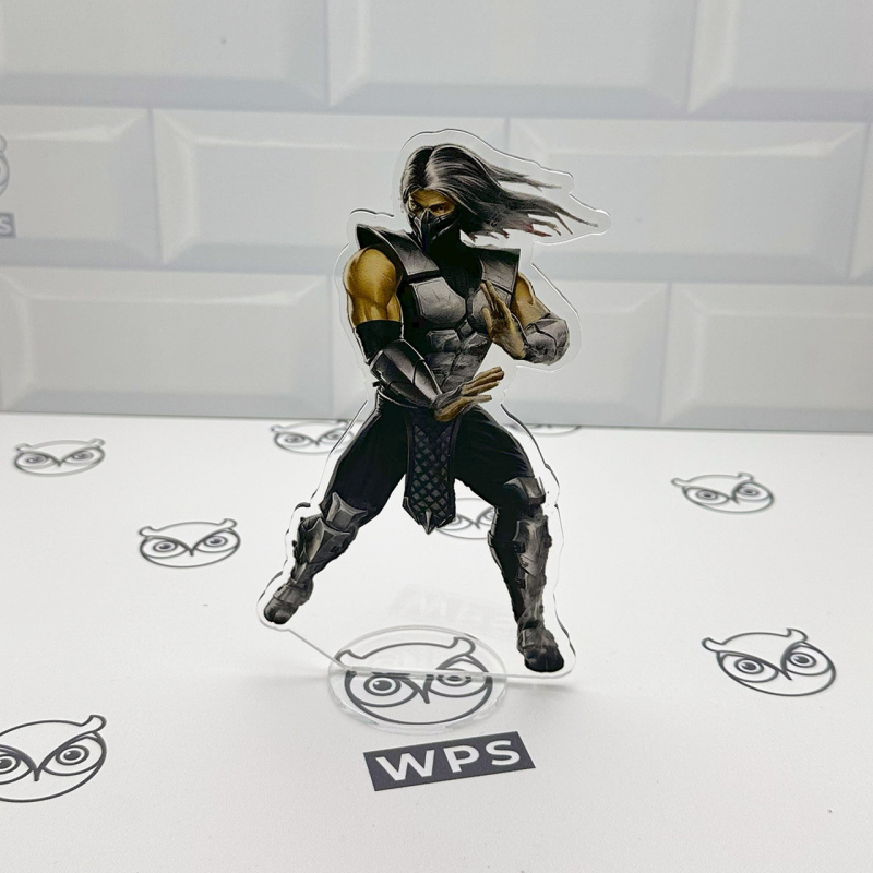 Акрилова колекційна фігурка Мортал комбат Mortal Kombat Смоук 15 см