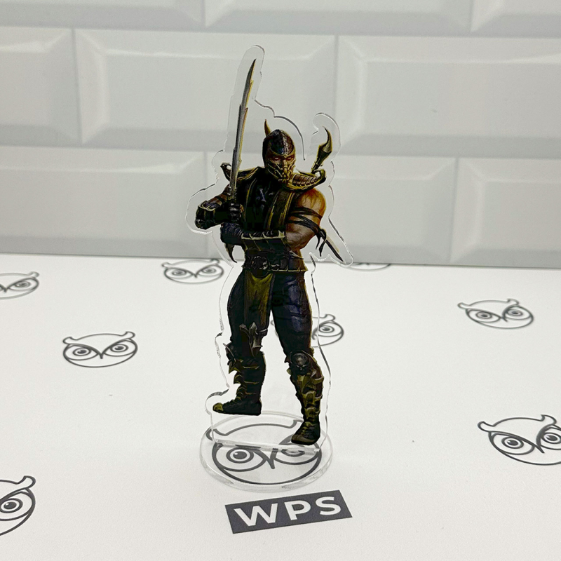 Акрилова колекційна фігурка Мортал комбат Mortal Kombat Скорпион 15 см