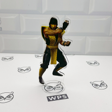 Акрилова колекційна фігурка Мортал комбат Mortal Kombat Скорпион 1 15 см