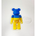 Акрилова колекційна фігурка Bearbrick Flag of Ukraine