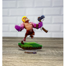 Акрилова колекційна фігурка Clash of Clans, Clash Royale Персонаж Варвар 15 см