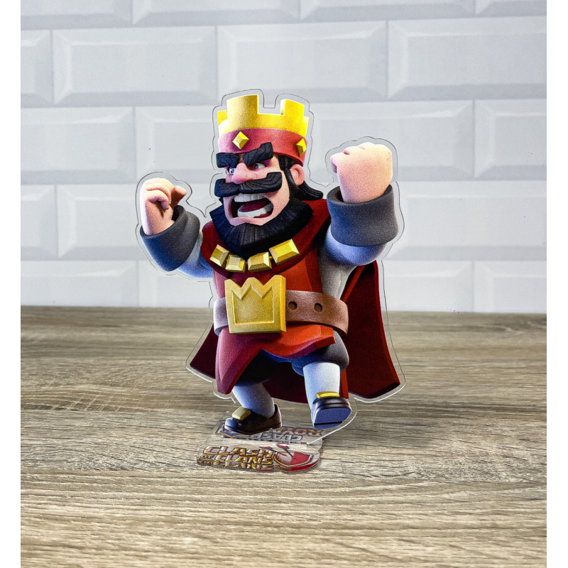 Акрилова колекційна фігурка Clash of Clans, Clash Royale Персонаж Король 15 см