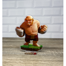 Акрилова колекційна фігурка Clash of Clans, Clash Royale Персонаж Гігант  15 см