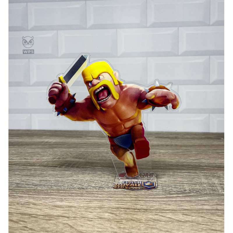Акрилова колекційна фігурка Clash of Clans, Clash Royale Персонаж Варвар 1 15 см